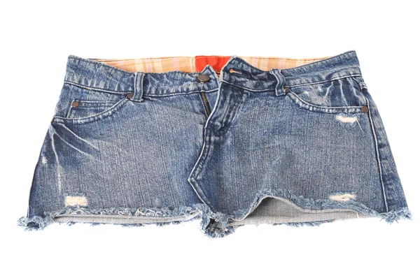 Mini jeans voor vrouw — Stockfoto