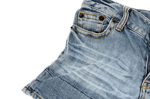 Mini jeans för kvinna — Stockfoto