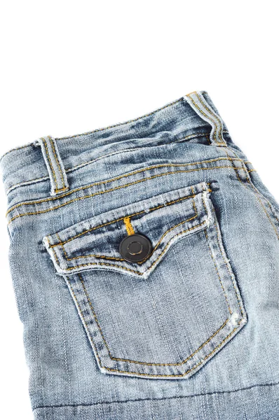 Mini jeans voor vrouw — Stockfoto