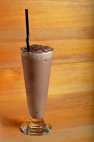 チョコレートのミルクセーキ飲料 — ストック写真