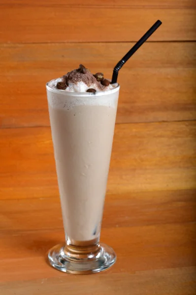 Cappucino milkshake drink — Stock Photo, Image