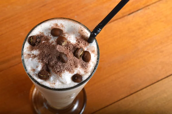 Cappucino milkshake drankje — Stockfoto