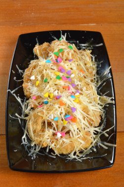 çıtır çıtır kızarmış muz