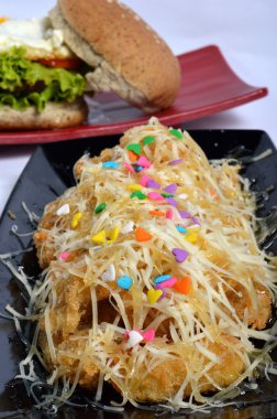 çıtır çıtır kızarmış muz