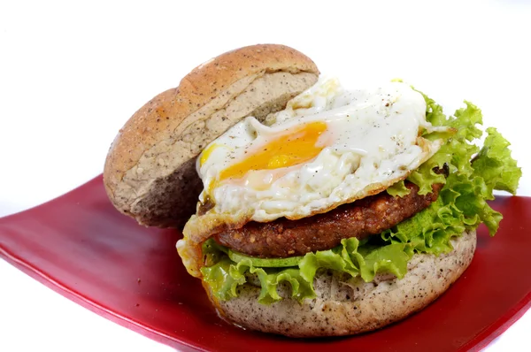 Hamburguesa con pimienta negra —  Fotos de Stock