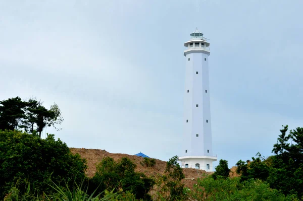 Torre Bianca Del Faro Tanjung Batu Tarakan Indonesia — Foto Stock