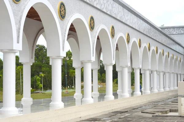 Corridor Mosque Hidayaturrahman Islamic Center Nunukan Indonesia — Stock Photo, Image