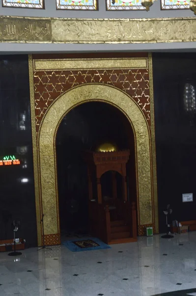 Hidayaturrahman Camii Nde Mekan Süsler Slam Merkezi Nunukan Endonezya — Stok fotoğraf