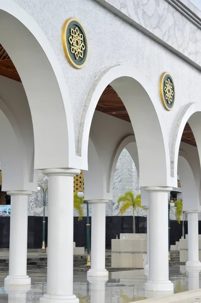 Korridor Moskén Hidayaturrahman Islamic Center Nunukan Indonesien — Stockfoto