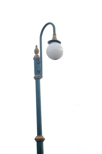 Park Light Poles White Skies — Stock Photo, Image