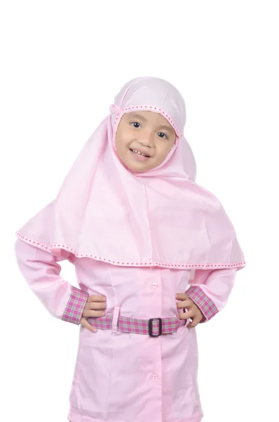 Moslem liten flicka — Stockfoto