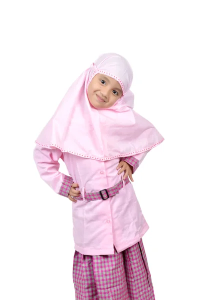 Moslem liten flicka — Stockfoto