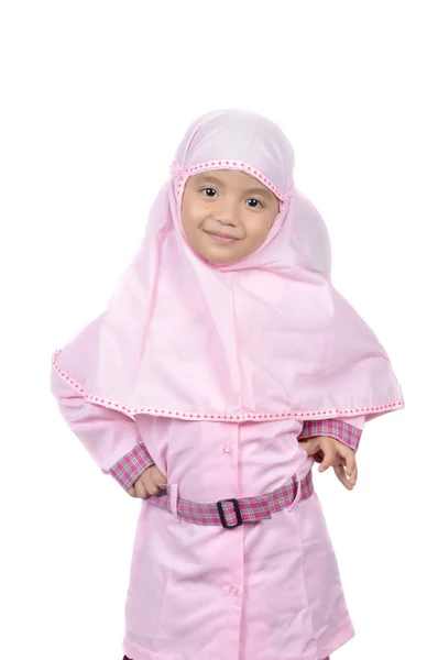 Moslem liten flicka — Stockfoto
