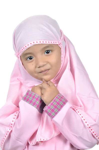 Moslem liten flicka — Stockfoto