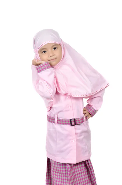 Moslem liten flicka — Stockfoto