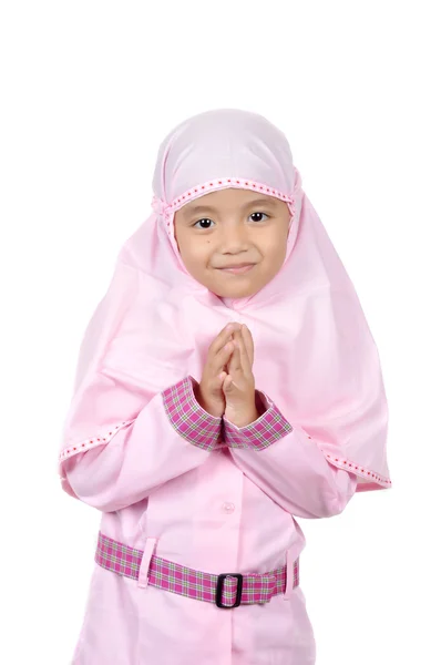 Moslem liten flicka — Stockfoto