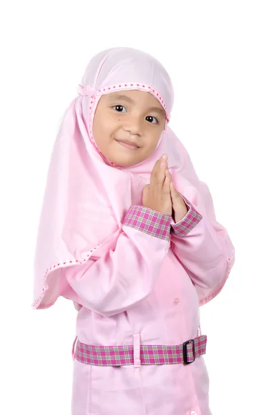 Moslem liten flicka — Stockfoto