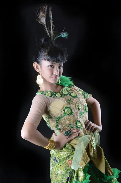 アジアの 10 代の少女の肖像画 — ストック写真