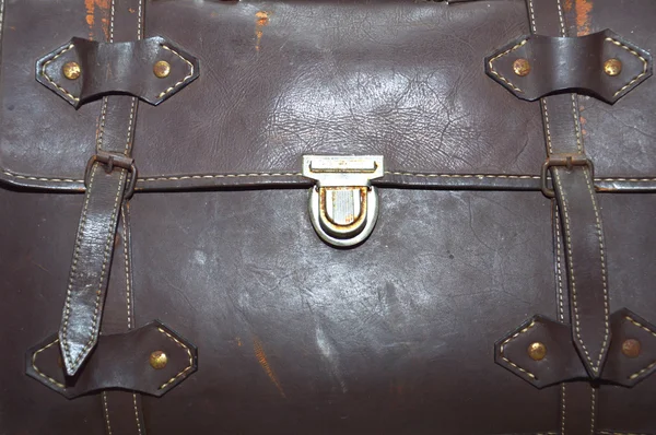 Old leather bag — Stock Photo, Image