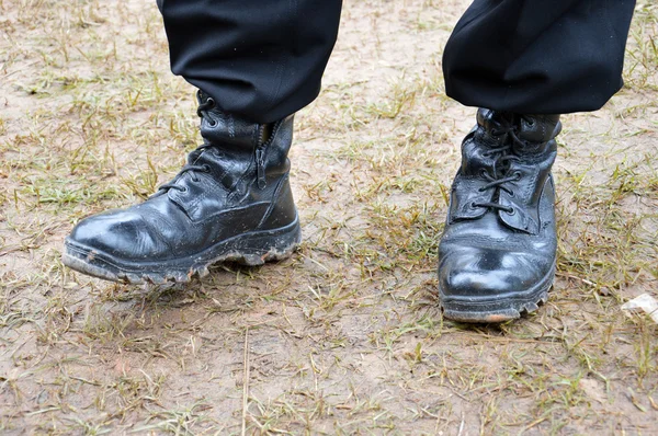 Botas militares — Foto de Stock