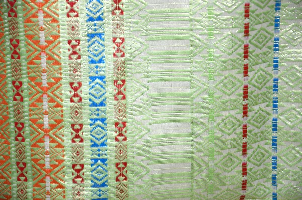 Indonésia tecido de seda sarong — Fotografia de Stock