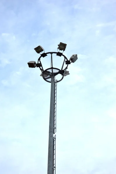 Park Lámpaoszlopok — Stock Fotó