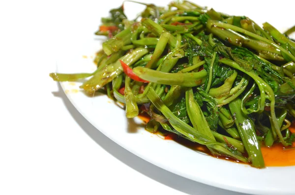 Sauteed kangkung — Stock Photo, Image