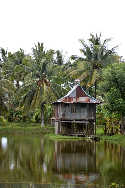 Dorp panaroma op Zuid-Sulawesi — Stockfoto