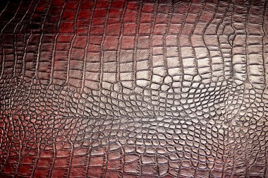 Kırmızı koyu deri koltuk döşeme