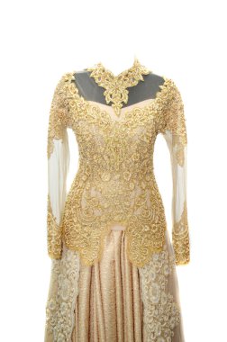 Endonezya kebaya geleneksel gelinlik