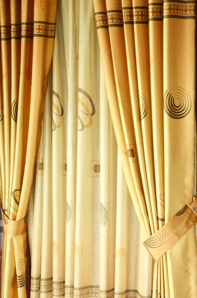 Silk curtain — Stock Photo, Image