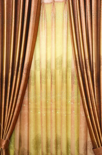 Silk curtain — Stock Photo, Image