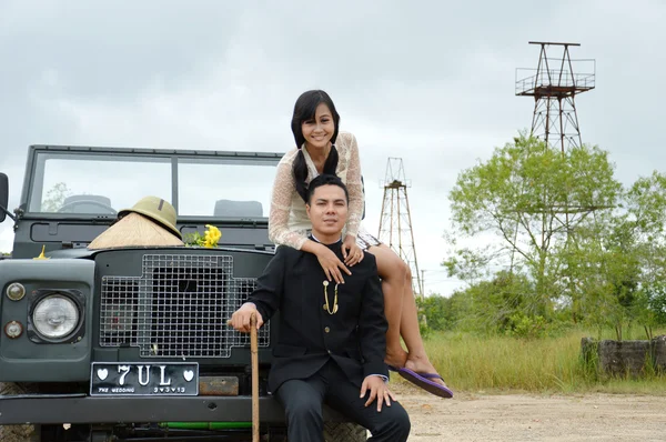 Indonesia novias parejas preboda sesión de fotos —  Fotos de Stock