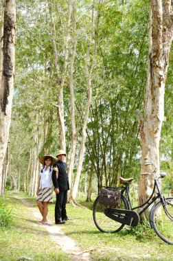 Photoshoot evlilik Endonezya gelin çiftler