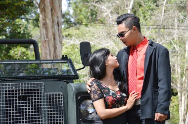 Endonezya gelin çiftler