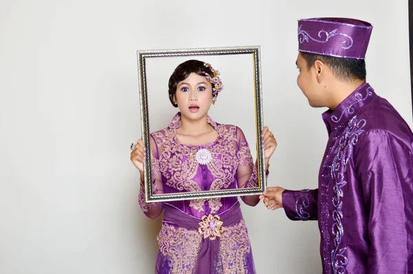 Indonesia novias parejas —  Fotos de Stock