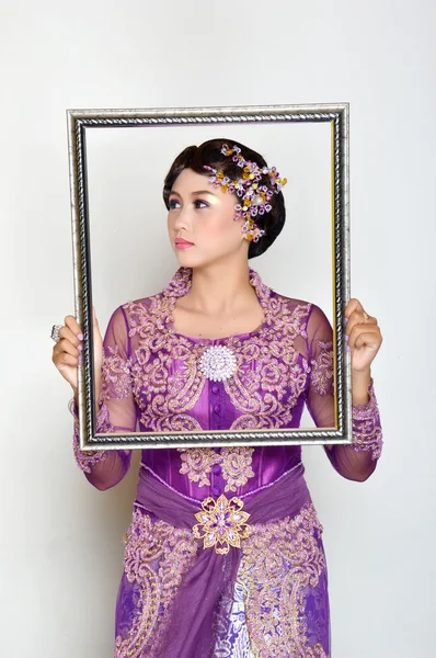 Indonesische Brautpaare — Stockfoto