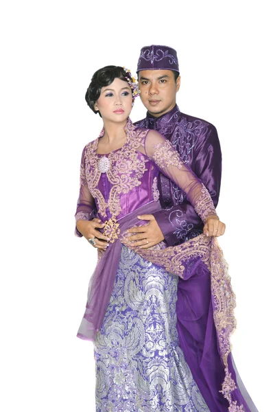 Indonesia novias parejas — Foto de Stock