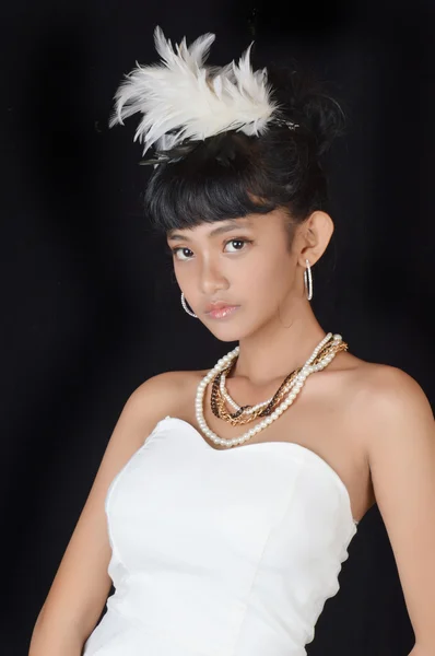 Portret azjatycka nastolatka — Zdjęcie stockowe
