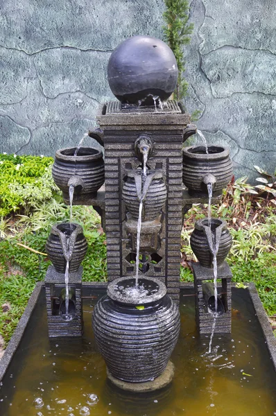 Water fountain on the park — Stock Photo, Image