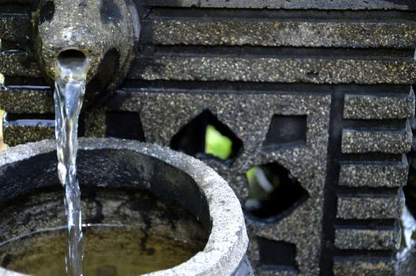 Water fountain on the park — Stock Photo, Image