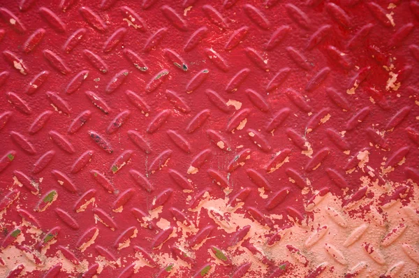 Rote Eisenplatte — Stockfoto