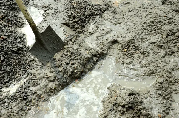 Zementmischung für den Bau — Stockfoto