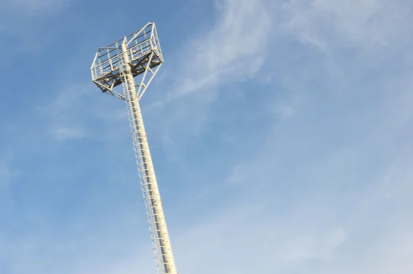 Stâlpi de lumină stadion — Fotografie, imagine de stoc