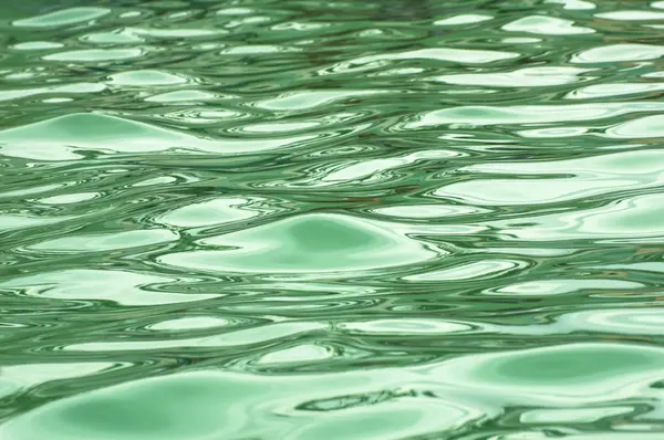 Abstrac green water surface background — Stock Photo, Image