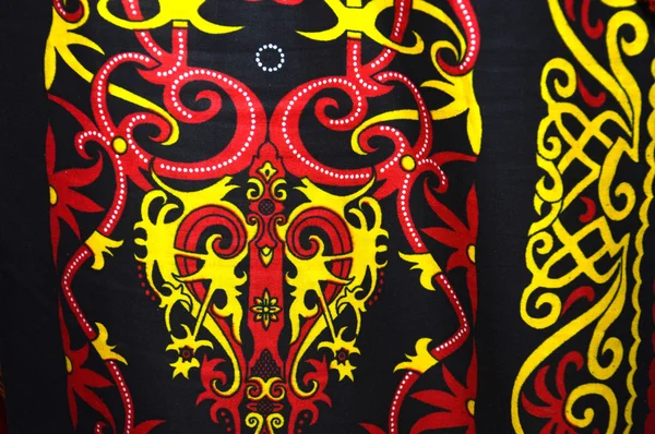 Patrones detallados de paño batik Indonesia — Foto de Stock