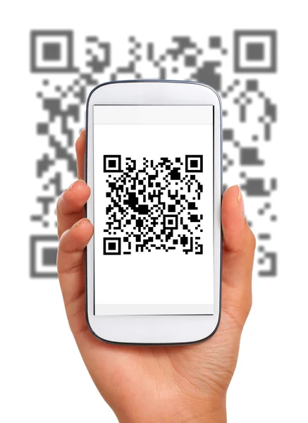 Qr code scannen — Stockfoto