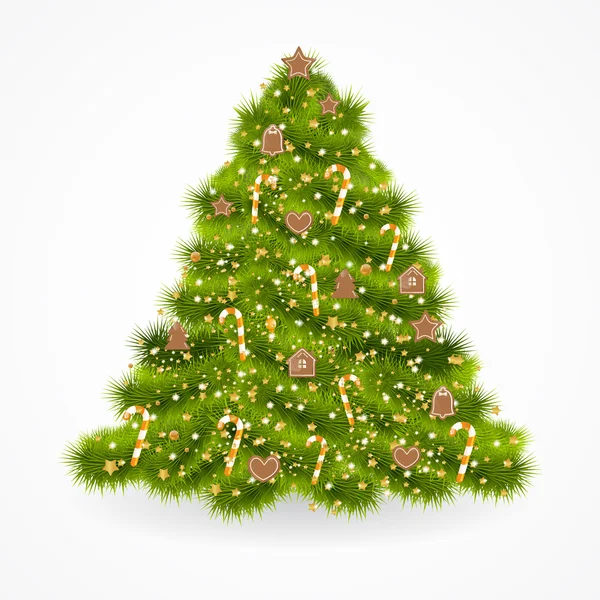 Kerstboom — Stockvector