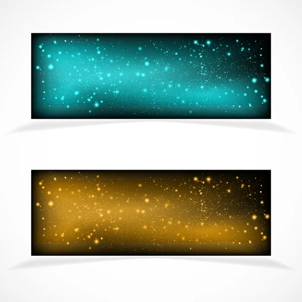 Banners with stars Royalty Free Stock Vectors