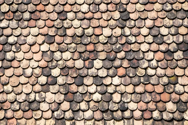 古い赤い屋根瓦 — ストック写真